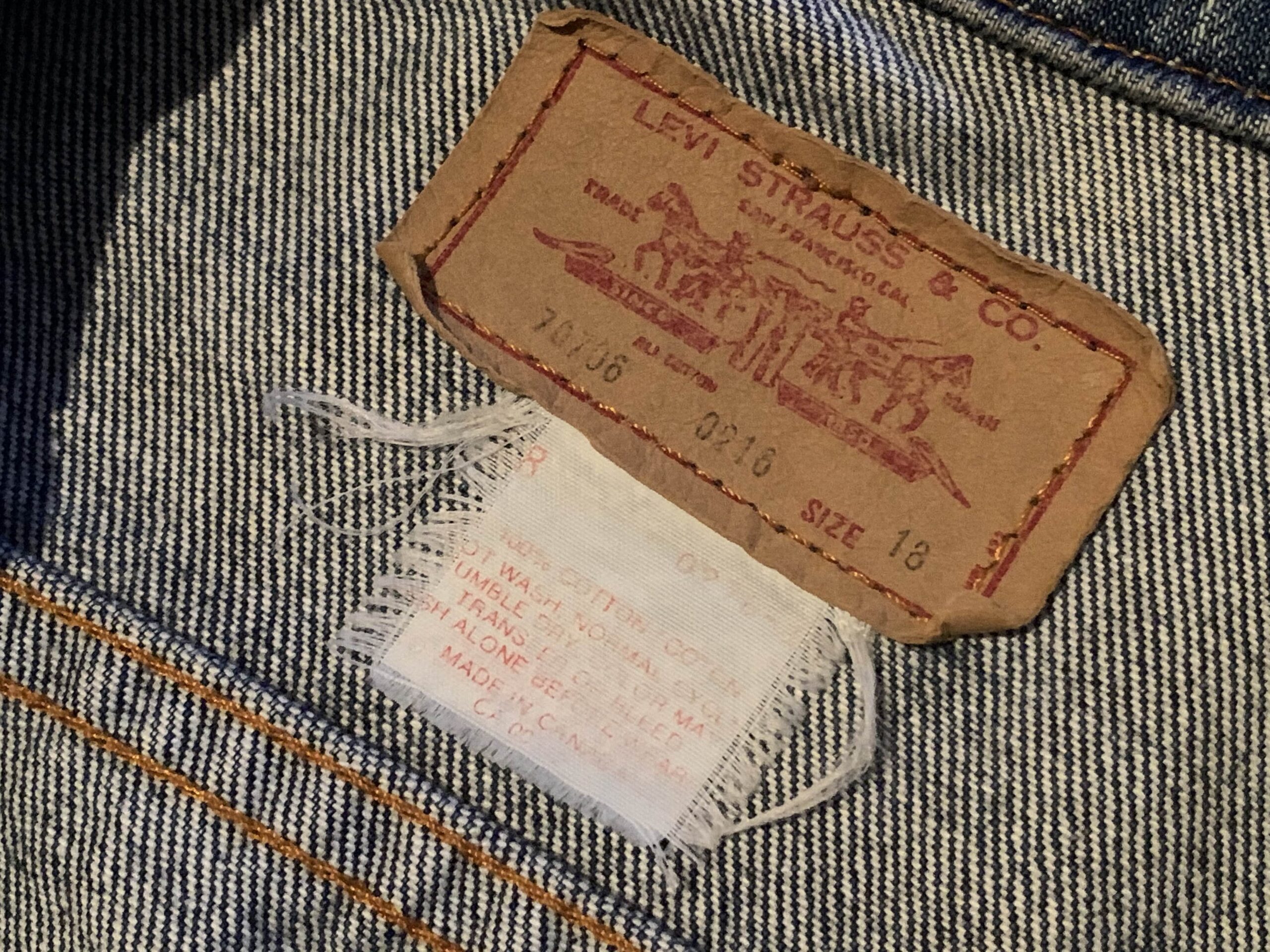 古着屋で発見!80年代リーバイスのデニムジャケット(ジージャン)との 